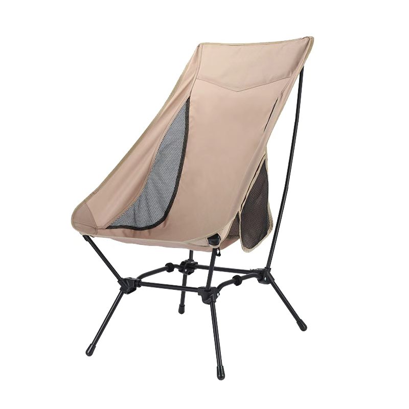 Four-Legged Side-Ventilated High-Back Space Chair with a Storage Pouch